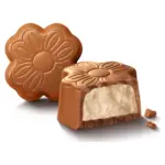 Шоколадні цукерки Праліне з кремом “Спасибі” Milka Danke Schon Pralines 110 г Швейцарія