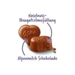 Шоколадні цукерки Праліне з горіховим кремом Milka Pralines Haselnusscreme 110 г Швейцарія
