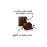 Шоколадні цукерки Праліне з шоколадним кремом Milka Pralines Subes Mitbringsel 110 г Швейцарія