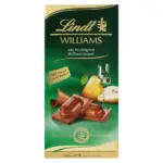 Шоколад молочний з Грушею і Бренді Williams Lindt Williams 100г Німеччина