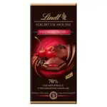 Шоколад Lindt Edelbitter Mousse Sauerkirsch Chili 70% 150г Німеччина