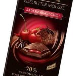 Шоколад Lindt Edelbitter Mousse Sauerkirsch Chili 70% 150г Німеччина