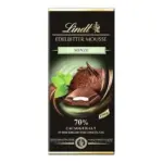 Шоколад Lindt Edelbitter Mousse Minze 70% 150 г Німеччина