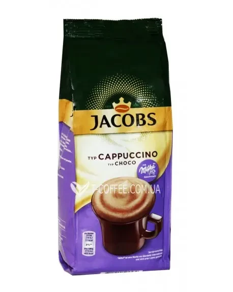 Капучіно JACOBS Cappuccino Choco з шоколадом MILKA 500г Нідерланди