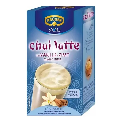 Молочний чай Kruger Chai Latte Latte Vanille (10 шт.25 г) 250 г Німеччина