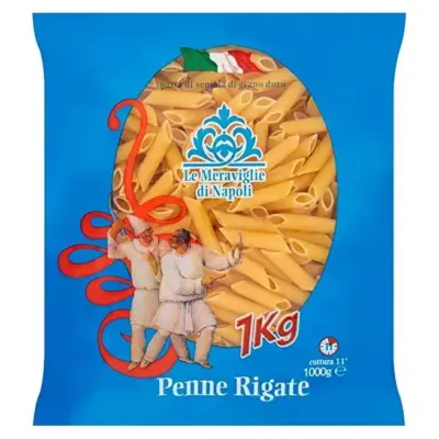 Макаронні вироби Le Meraviglie Di Napoli Penne Rigate 1000г Італія