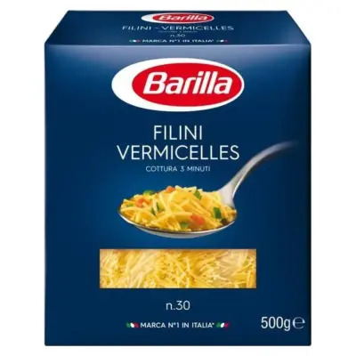 Макаронні вироби Barilla Filini Vermicelles (вермішелька) N 30 Італія 500г