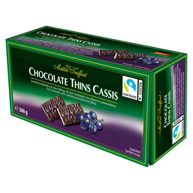 Шоколад (цукерки) Mints (м’ята) Maitre Truffout Австрія 200г