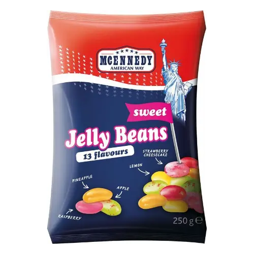 Желейні боби (цукерки) Mcennedy Jelly Beans 15вкусов 250г Німеччина