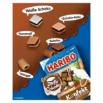 Желейні цукерки з лакрицею Haribo Konfekt Schoko Edition Німеччина 200г