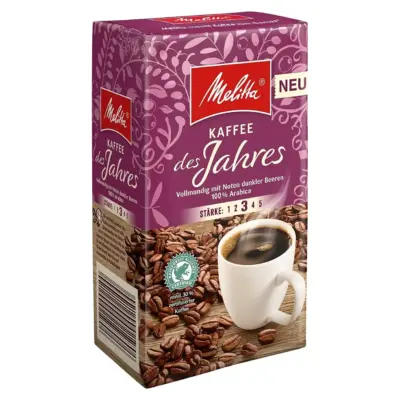 Кава мелена 100% Арабіка Melitta Kaffee Des Jahres Німеччина 500г