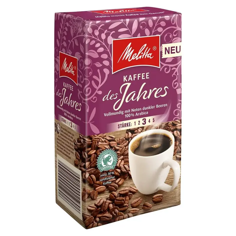 Кава мелена 100% Арабіка Melitta Kaffee Des Jahres Німеччина 500г