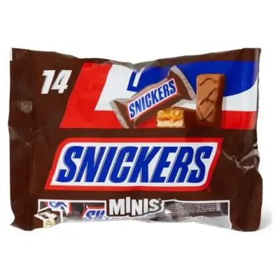 Цукерки шоколадні Snickers Minis 170 р Великобританія