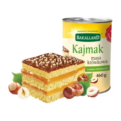 Згущене молоко з горіховим смаком Bakalland Masa krowkowa 460 г Польща