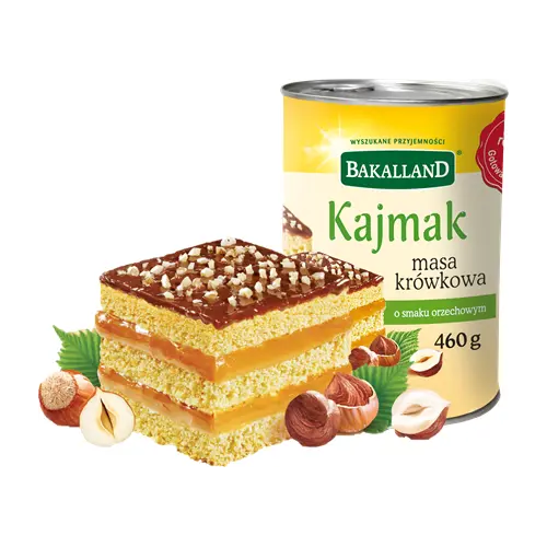 Згущене молоко з горіховим смаком Bakalland Masa krowkowa 460 г Польща