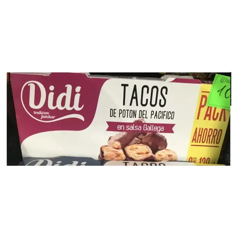 Восьминіг у галлісійському соусі Tacos a la gallega Didi 2×120г Іспанія