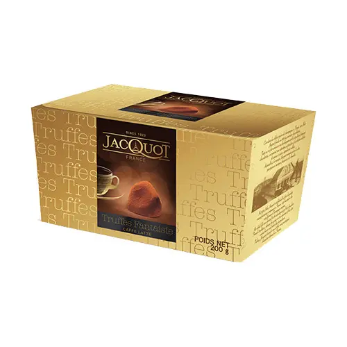 Цукерки Трюфель “Кава Лате” Jacture Fancy Truffles Caffe Latte 200 г Франція