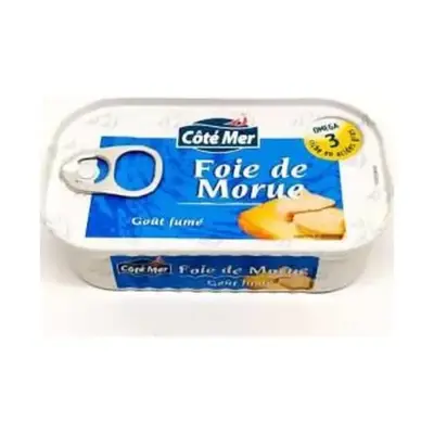 Печінка тріски копчена Cote Mer Foie de Morue Gout fume 120 г Іспанія