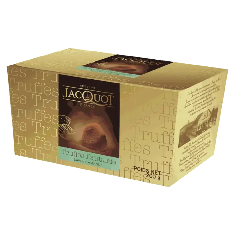Цукерки Трюфель “Міндаль” Jactur Fancy Truffles Saveur Amande 200 г Франція