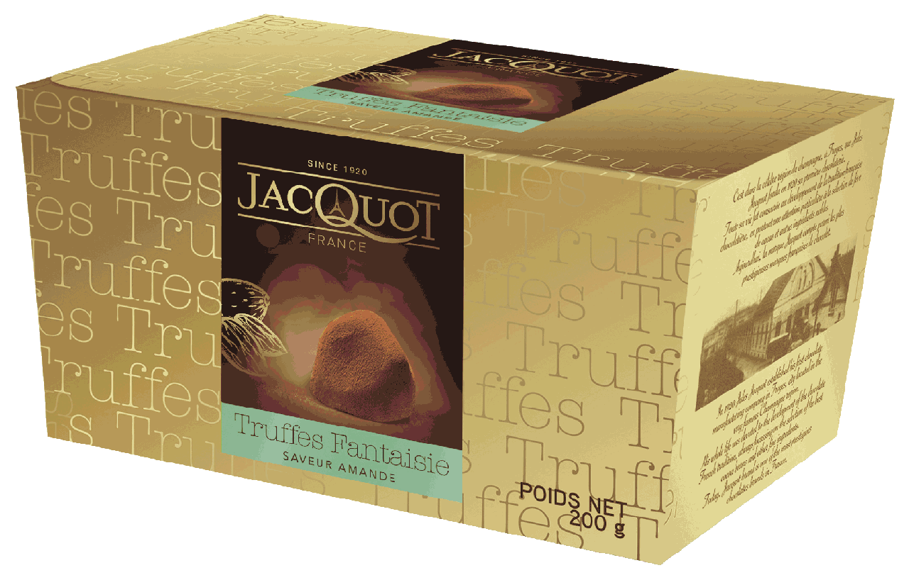 Цукерки Трюфель "Міндаль" Jactur Fancy Truffles Saveur Amande 200 г Франція