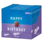 Шоколадні цукерки Праліне з кремом "З Днем народження" Milka Happy Birthday Pralines 110 г Швейцарія