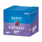 Шоколадні цукерки Праліне з кремом “З Днем Народження” Milka Happy Birthday Pralines 110 г Швейцарія