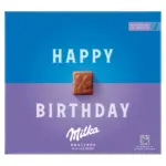 Шоколадні цукерки Праліне з кремом “З Днем Народження” Milka Happy Birthday Pralines 110 г Швейцарія