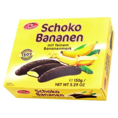 Цукерки шоколадні з банановою начинкою Sir Charles Schoko Bananen Австрія 150г
