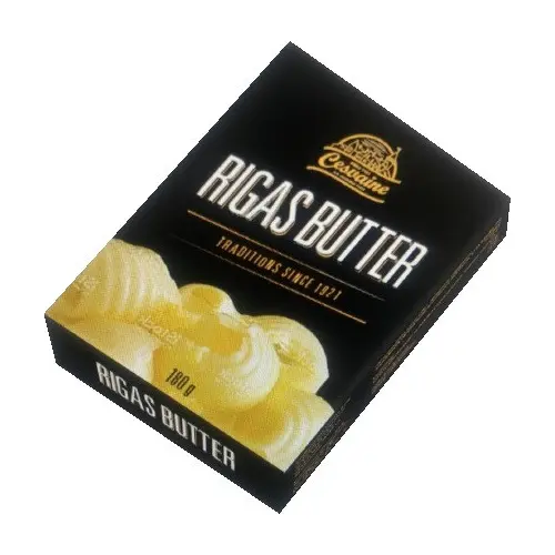Олія вершкове 82%Традиційна Ризька Cesvaine Rigas Butter 180 г Латвія