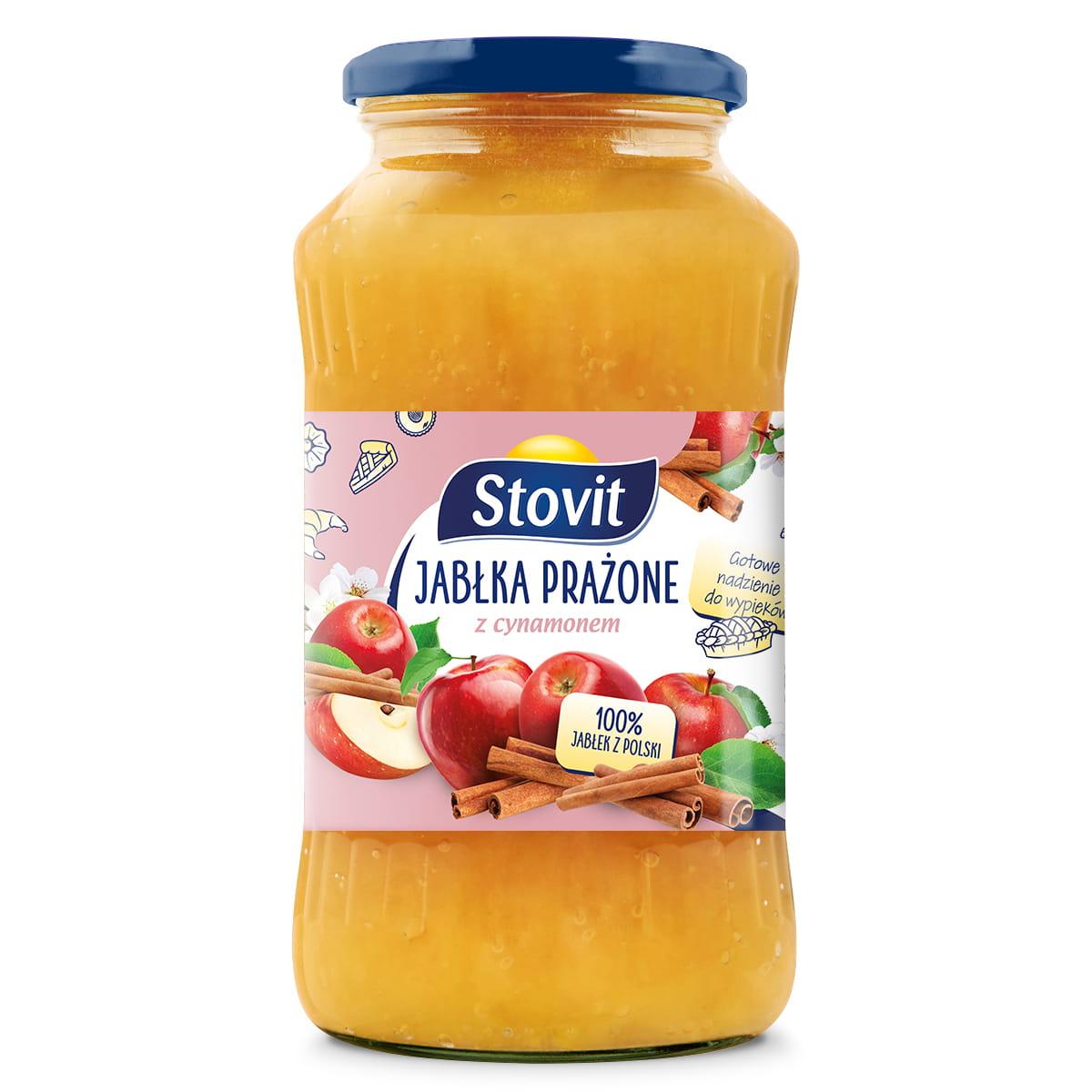 Яблука смажені (печені) з корицею STOVIT Jabłka Prażone Польща 720г