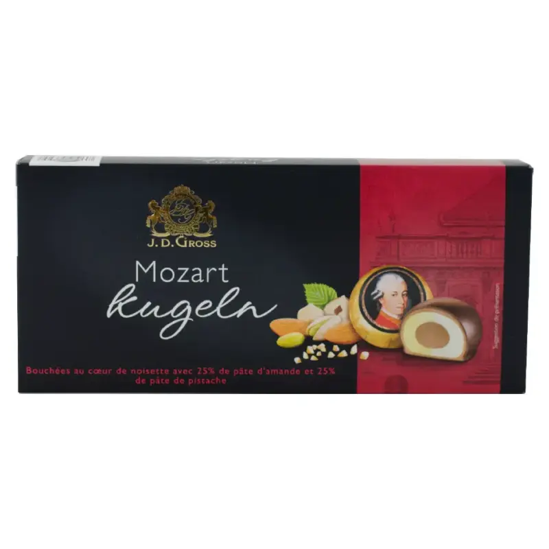 Цукерки марципанові з фісташкою J.D. GROSS MOZART Німеччина 200 г
