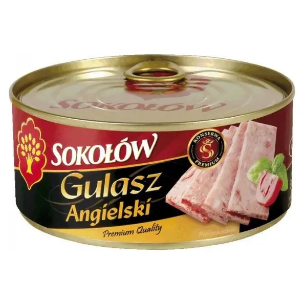 Гуляш свинячий Преміумкласу SOKOLOW Gulasz Angielski Wieprzowy Premium 300 г Польща