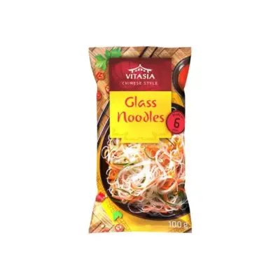 Рисова локшина БЕЗ ГЛЮТЕНУ Vitasia Glass Noodles , 100 г