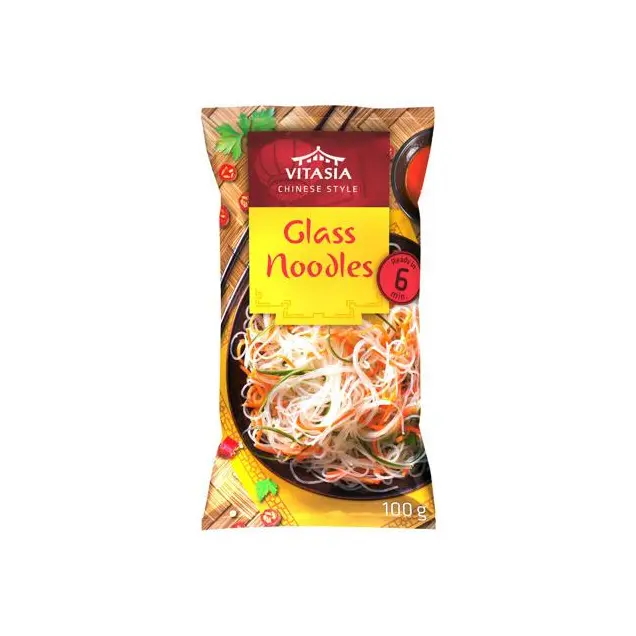 Рисова локшина БЕЗ ГЛЮТЕНА Vitasia Glass Noodles, 100 г