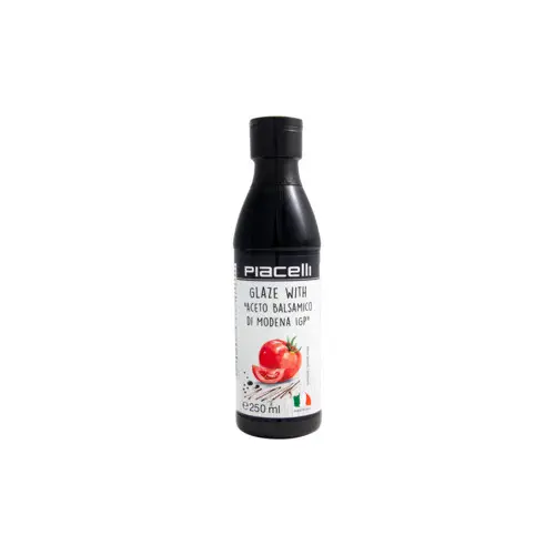 Глазур з бальзамічним оцтом PIACELLI Glaze With Aceto Balsamico di Modena IGP 250 мл Австрія