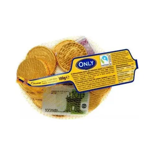 Шоколад молочний Euro Монети з банкнотами Only Milchschokolade Австрія 100 г