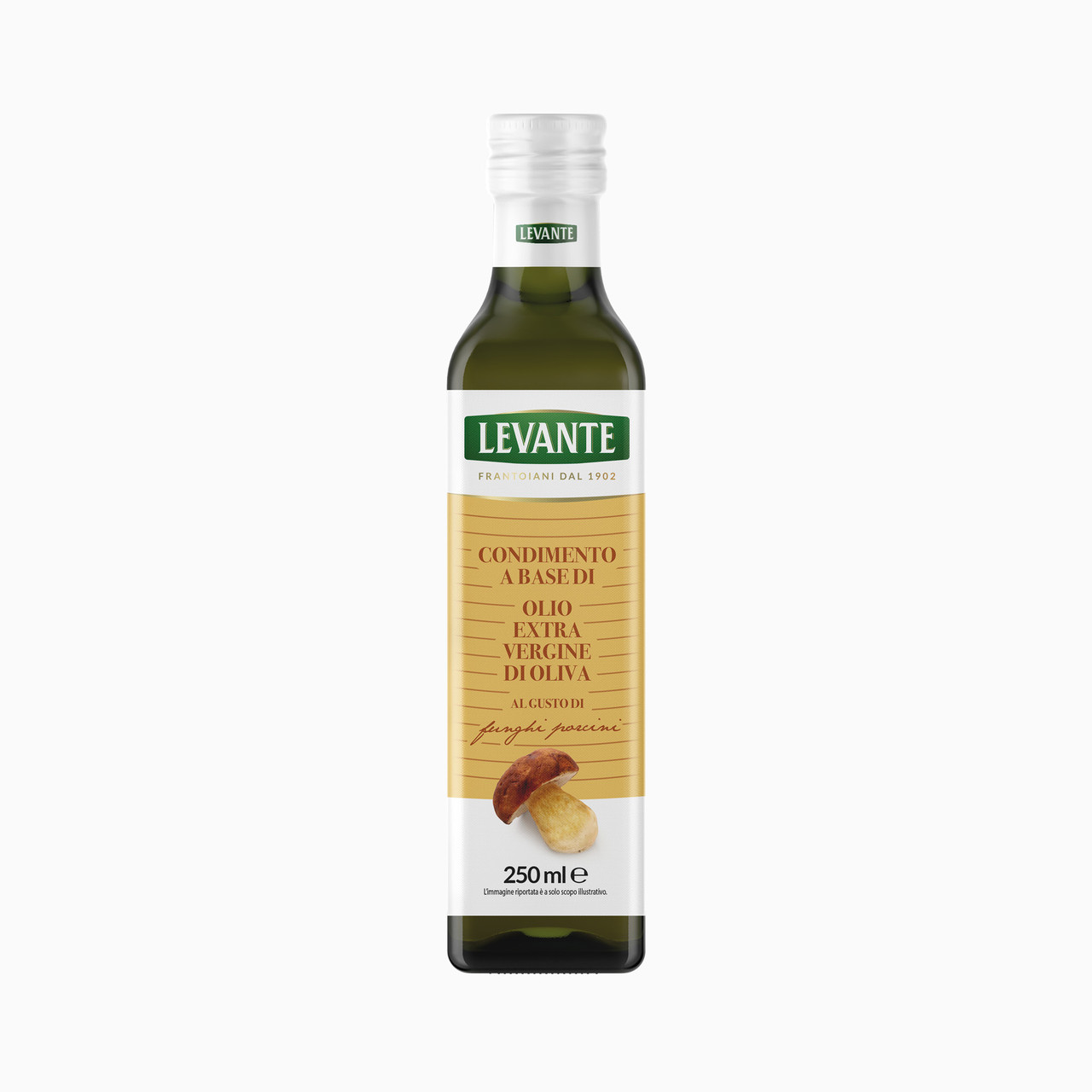 Оливкова олія з білими грибами LEVANTE Olio Extra Vergine Funghi Porcini 250 мл Італія