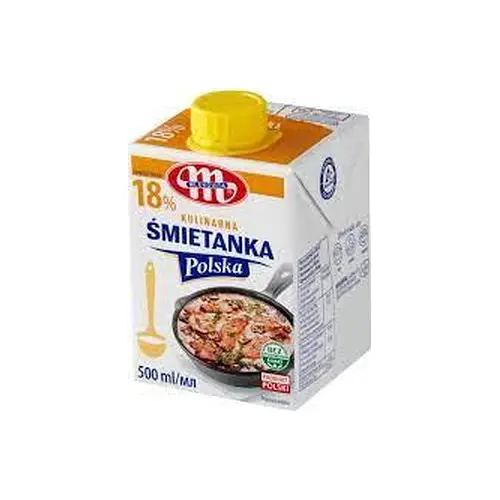 Вершки 18% Mlekovita Kulinarna smietanka 500 мл Польща