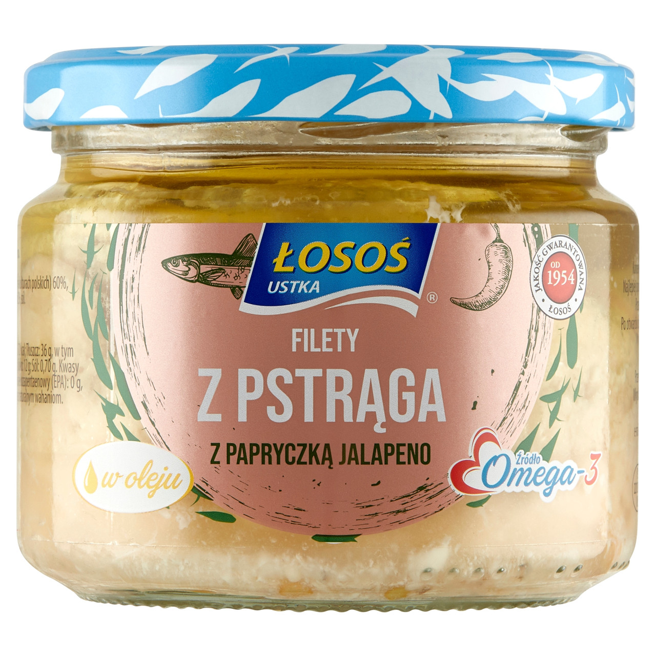 Філе форелі з перцем халапеньйо Losos Ustka Filety z Pstraga z Papryczka Jalapeno 260 г Польща