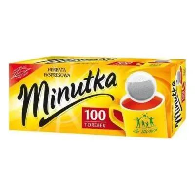 Чай чорний Minutka (Мінутка) HERBATA CZARNA 100 пакетиків 140 г