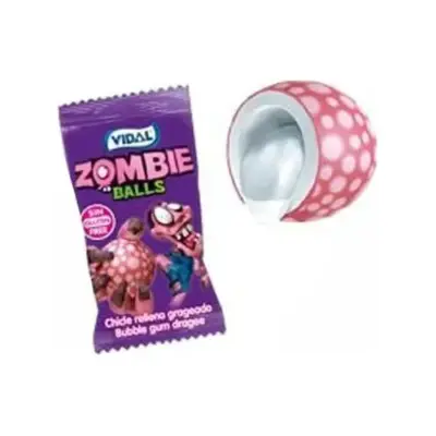 Жувальні гумки БЕЗ ГЛЮТЕНА Зомбі Болс Vidal Zombie Balls 5 г Іспанія