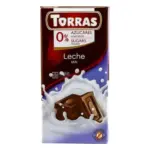 Шоколад без цукру та глютену Молочний Torras Leche 75 г Іспанія