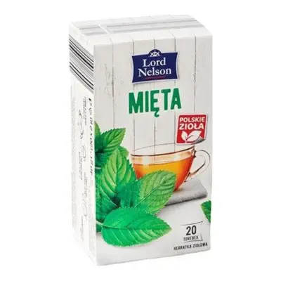 Чай з М'ятою Lord Nelson Mieta (20 пак.X 2г) 40 г Польща