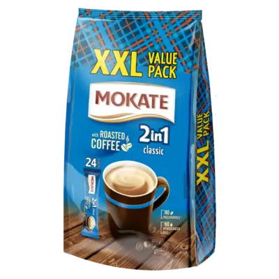 Кавовий напій Класичний 2 в 1 MOKATE Classic (14 г Х 24шт.) 336г Польща