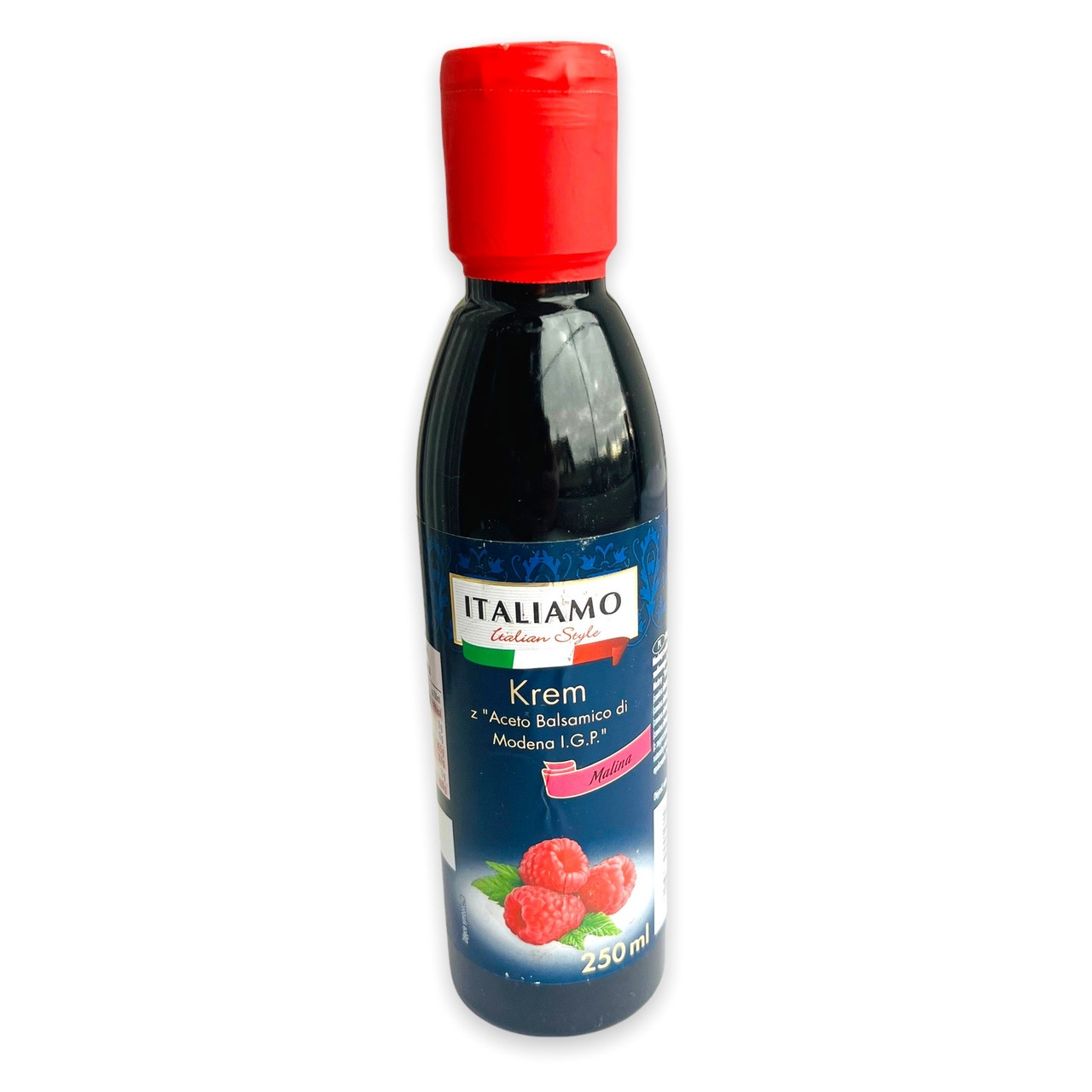 Бальзамічний крем-соус із соком Малини Italiamo Creme Aceto Baisamico di Modena Malina 250 мл Італія