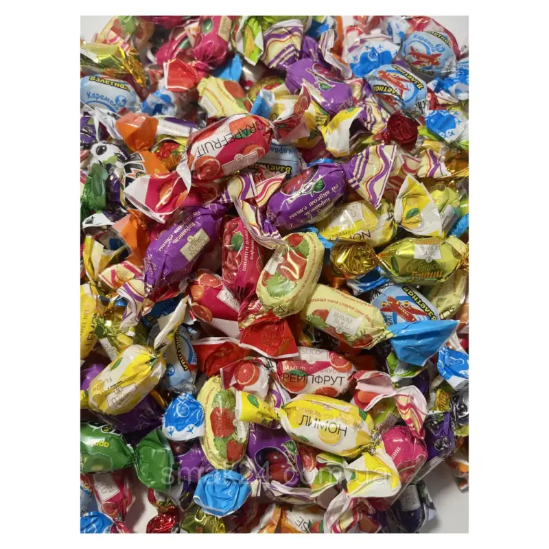 Мінікарамель Фруктова 8 Смаків Bayan Sulu BS Fruit 1 кг