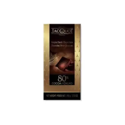 Шоколад Екстра чорний 80% какао Jacß Extra Dark Chocolate 100 г Франція