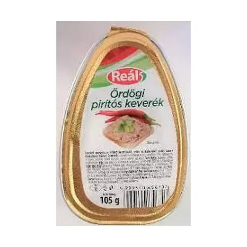 Паштет мясной с паприкой Real 105г Чехия
