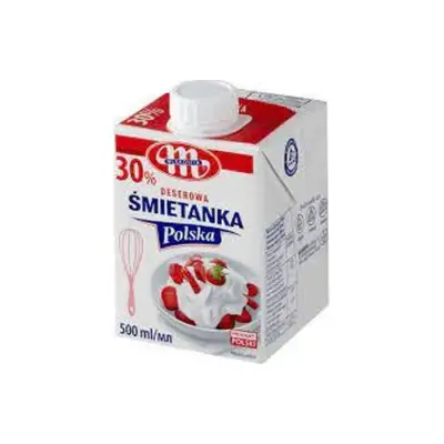 Вершки (Десертний крем) 30% Mlekovita Deserowa smietanka 500 мл Польща