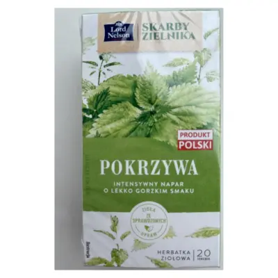 Чай з кропивою Lord Nelson Pokrzywa (20 пак.X 1,5г) 30 г Польща